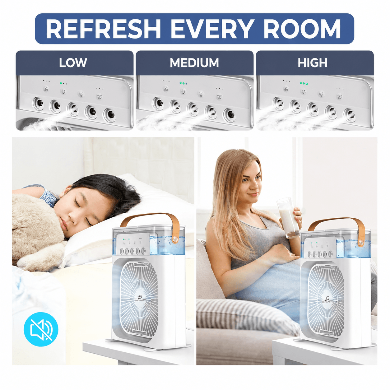 PORTABLE ICE COOLING FAN