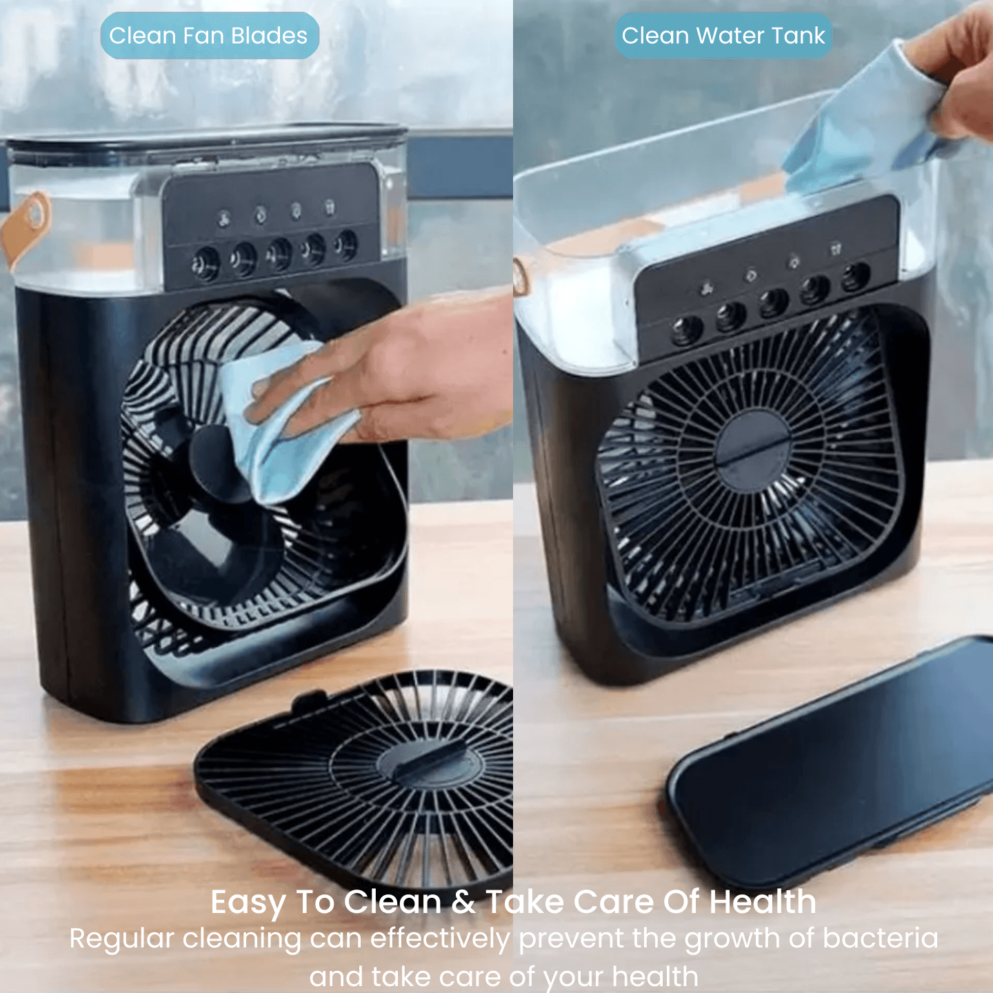 PORTABLE ICE COOLING FAN